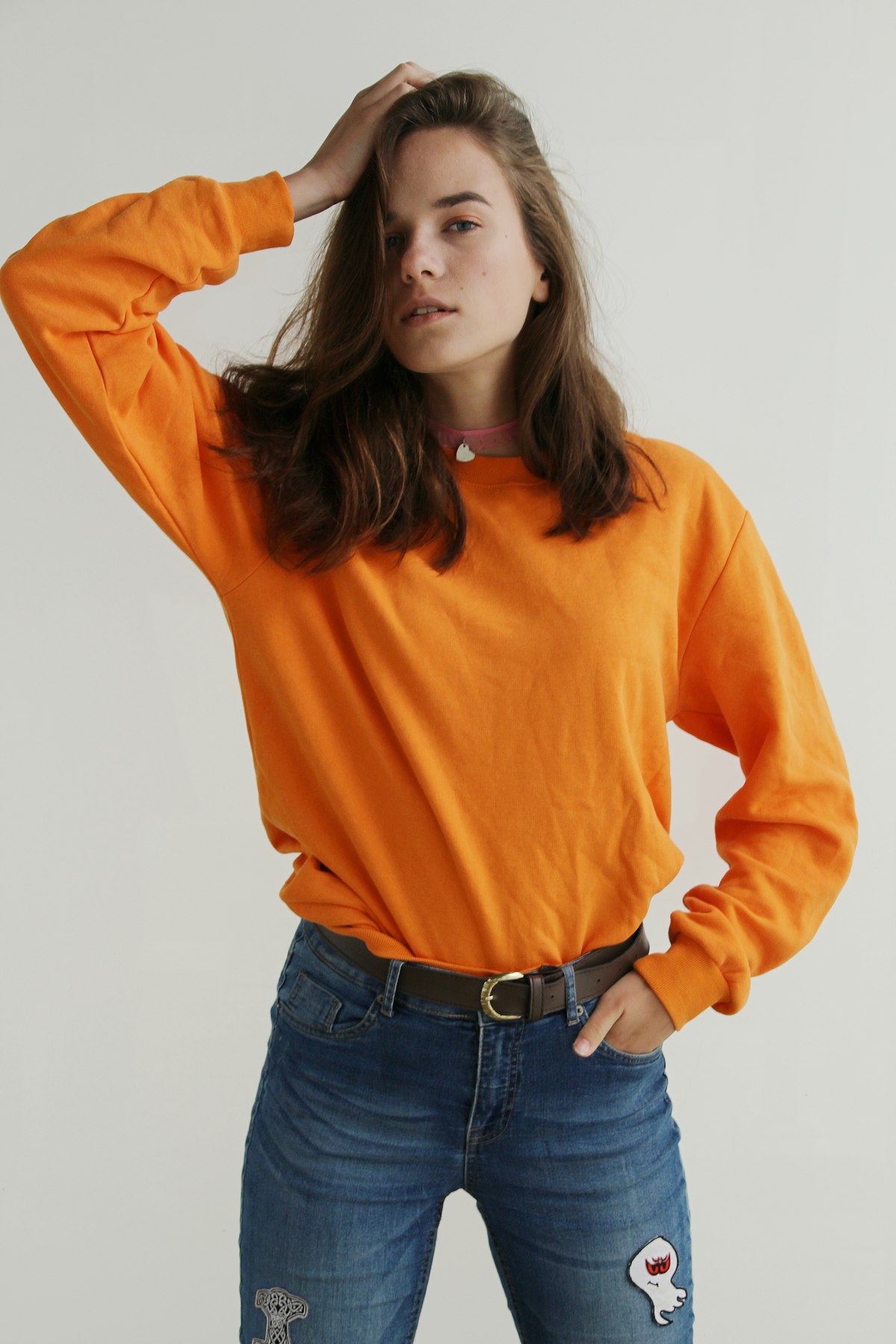 CREWNECK SWEATSHIRT (ORANGE)